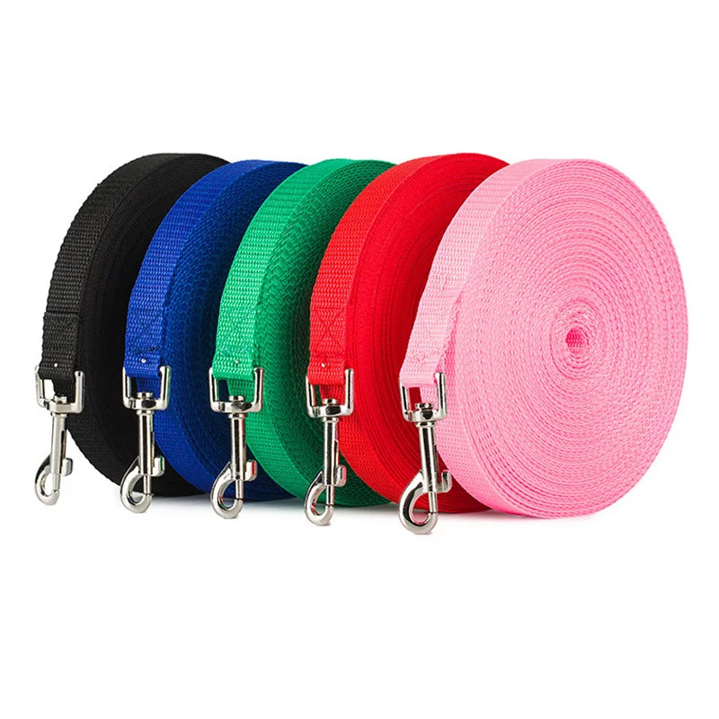 Nylon Dog Training Leashes - All Sizes