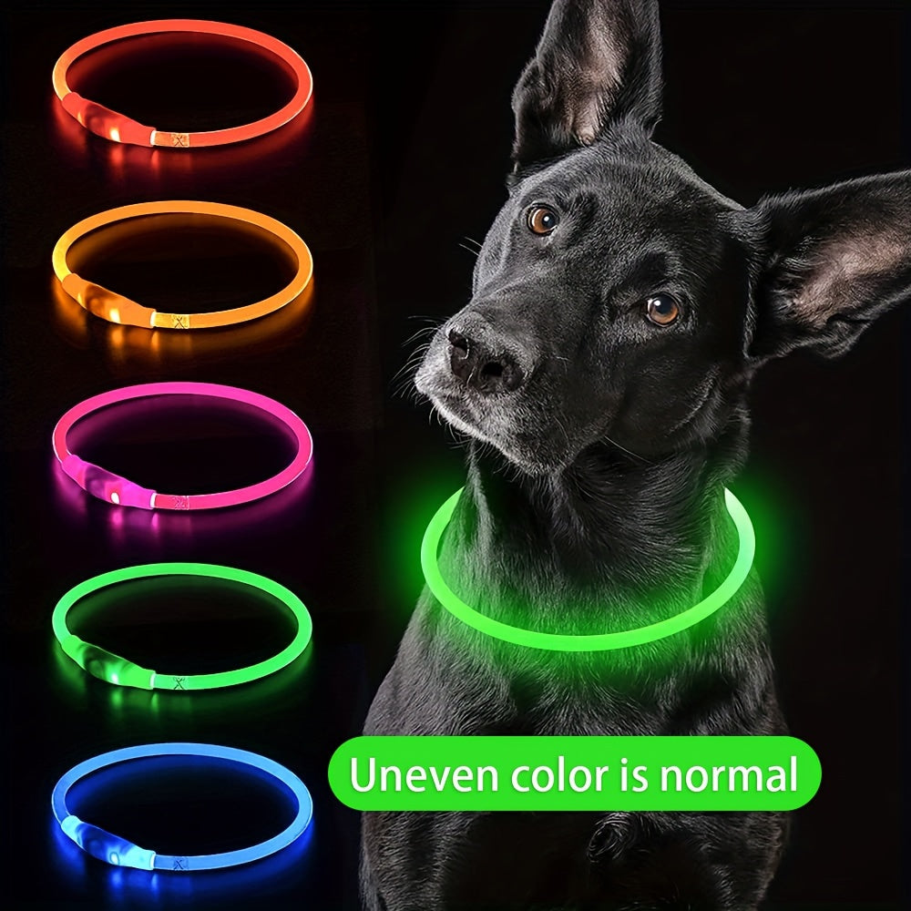 USB Rechargeable LED Dog Collar