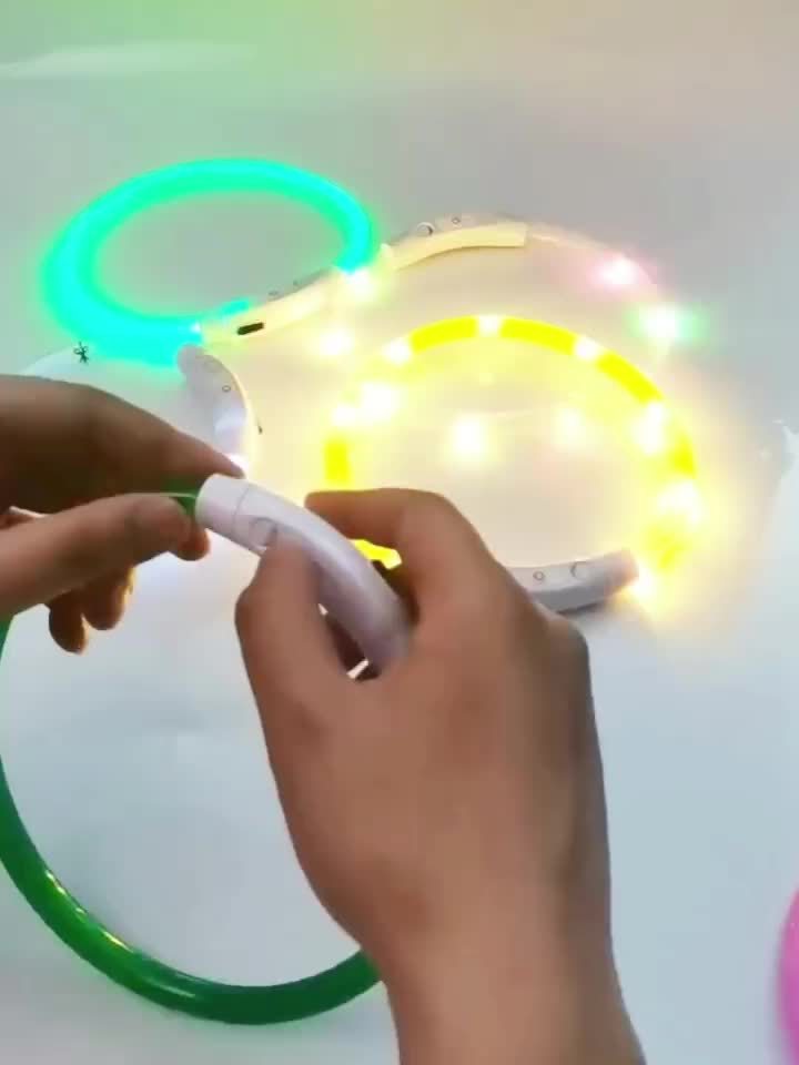 USB Rechargeable LED Dog Collar