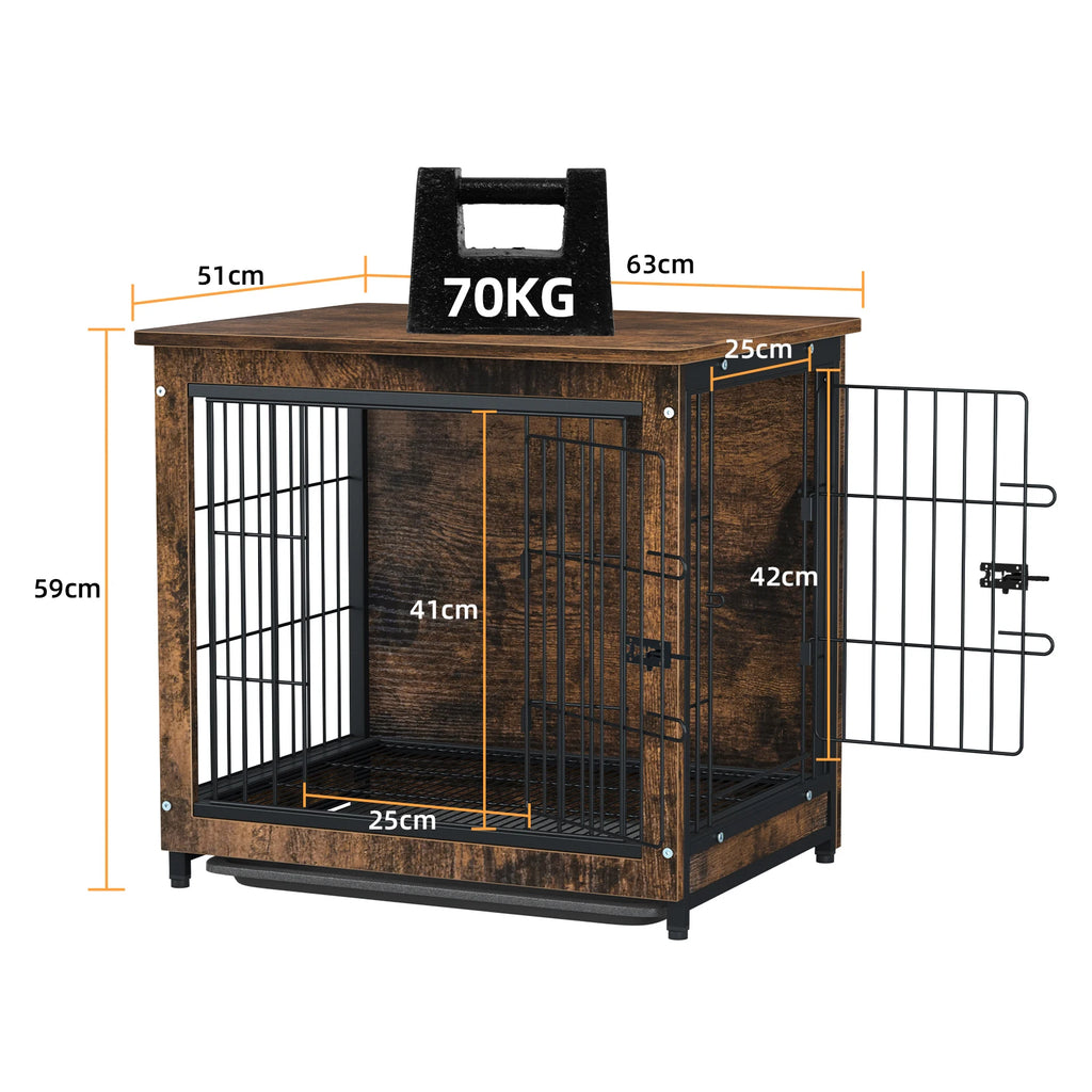 Dog Cage Table Pet Kennel