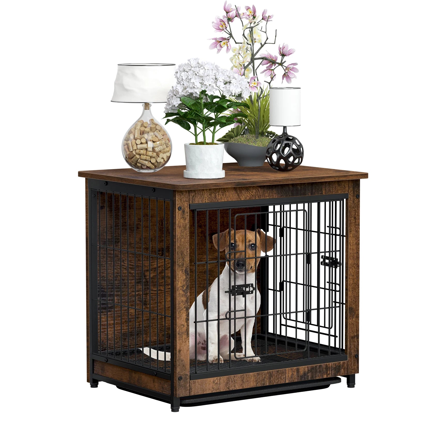 Dog Cage Table Pet Kennel