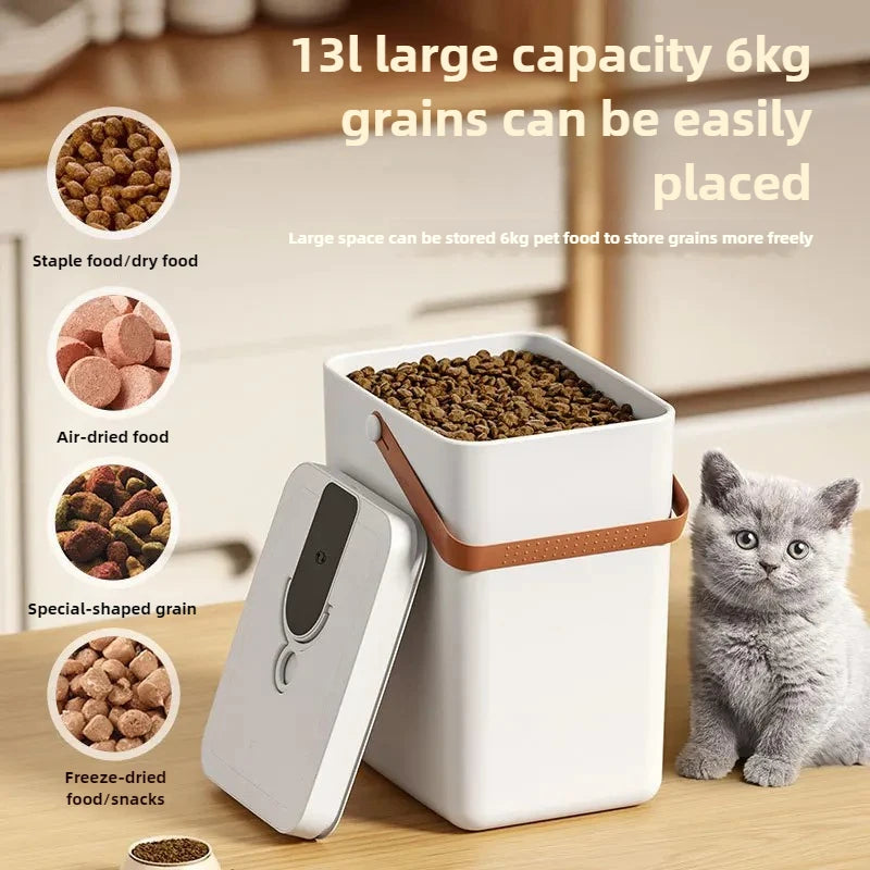 Smart Vacuum Kibble Storage