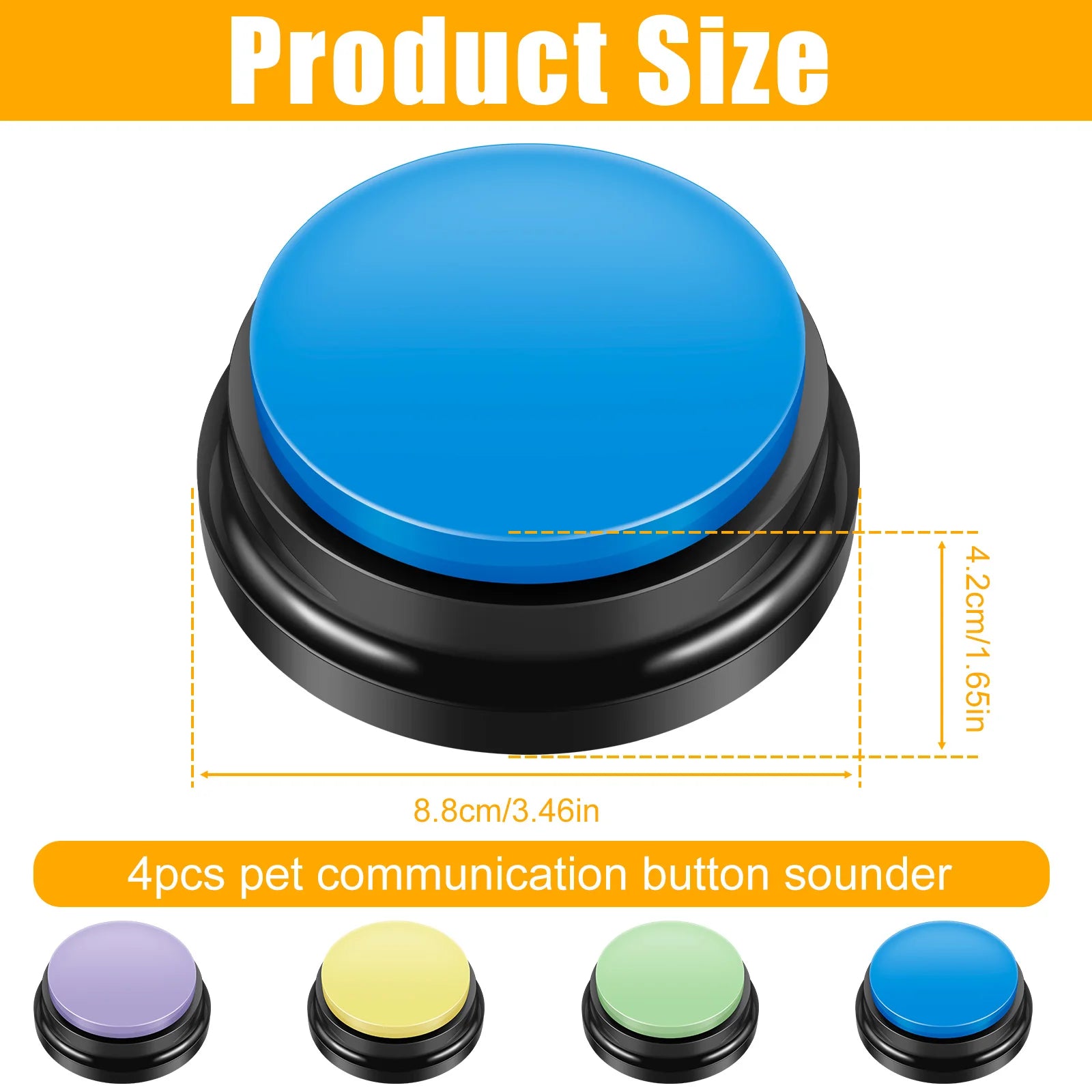 Recordable Voice Pet Training Button