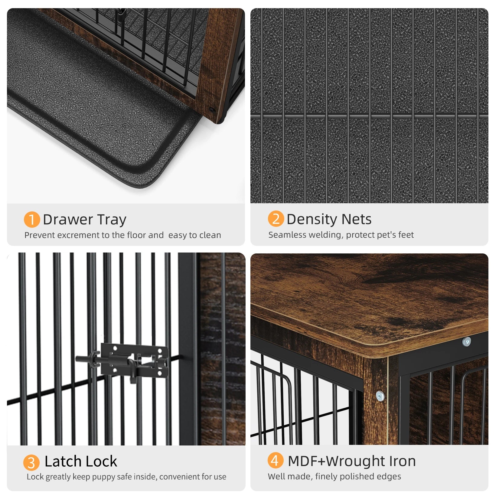 Dog Cage Table Pet Kennel
