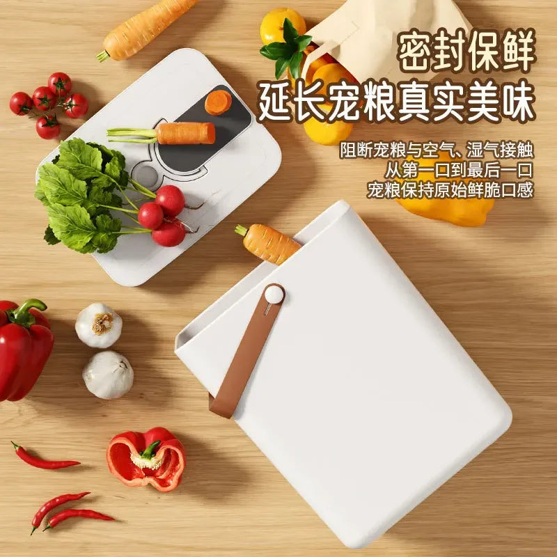 Smart Vacuum Kibble Storage