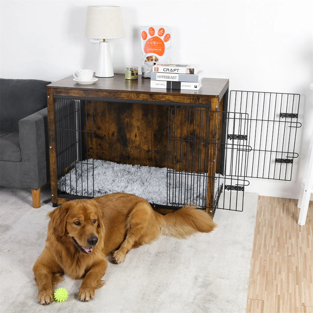 Dog Cage Table Pet Kennel