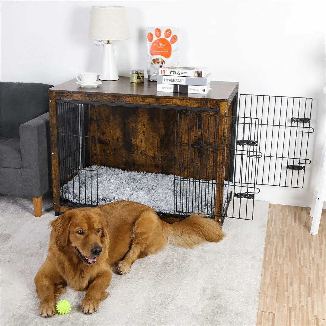 Dog Cage Table Pet Kennel
