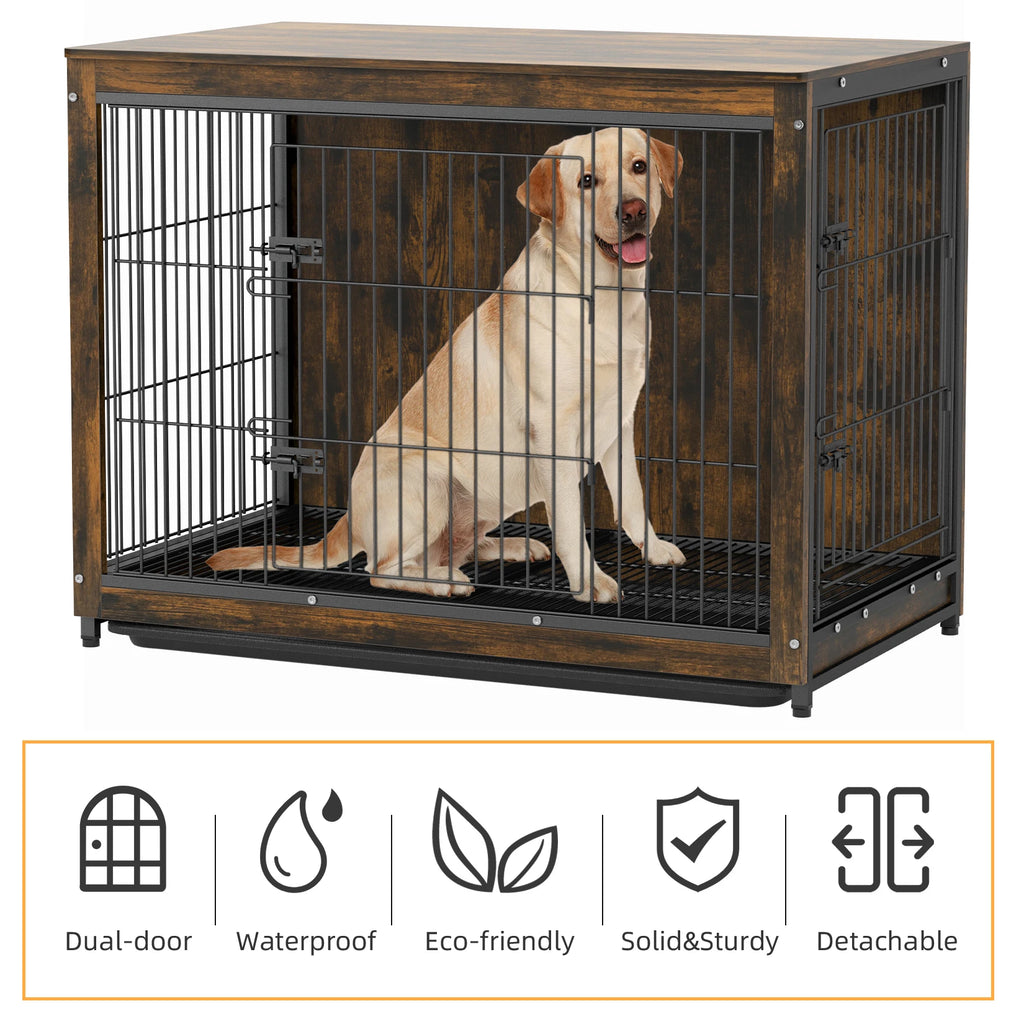 Dog Cage Table Pet Kennel
