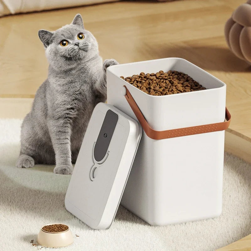 Smart Vacuum Kibble Storage