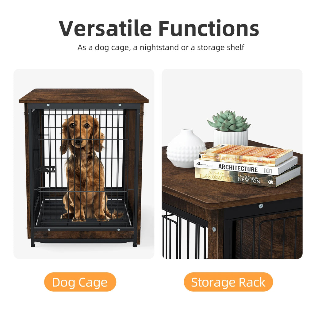 Dog Cage Table Pet Kennel
