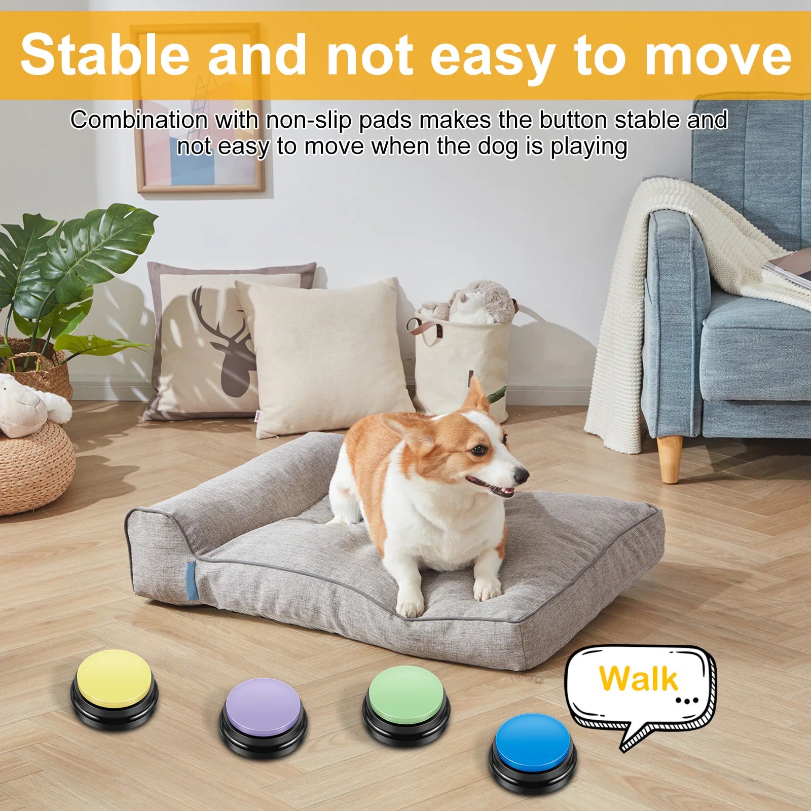 Recordable Voice Pet Training Button