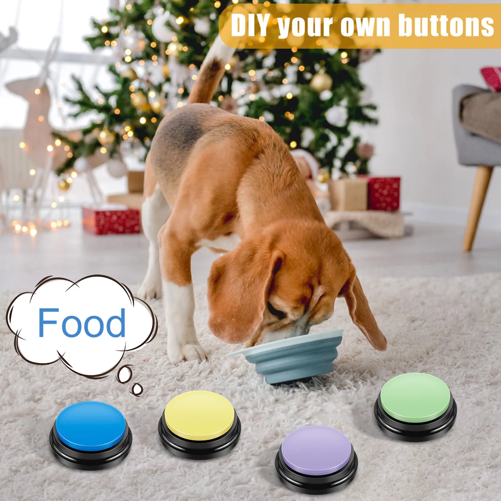 Recordable Voice Pet Training Button