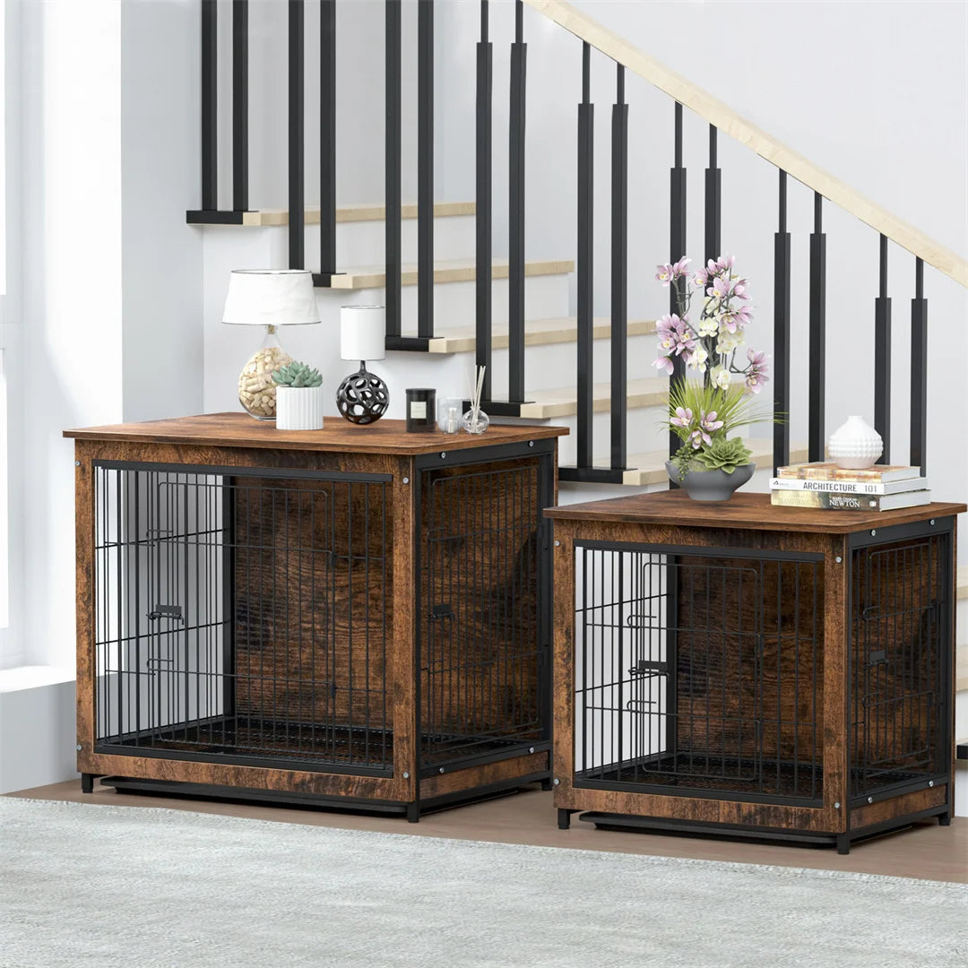 Dog Cage Table Pet Kennel