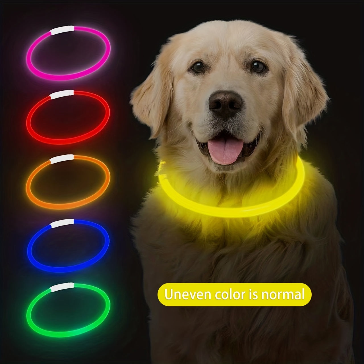 USB Rechargeable LED Dog Collar