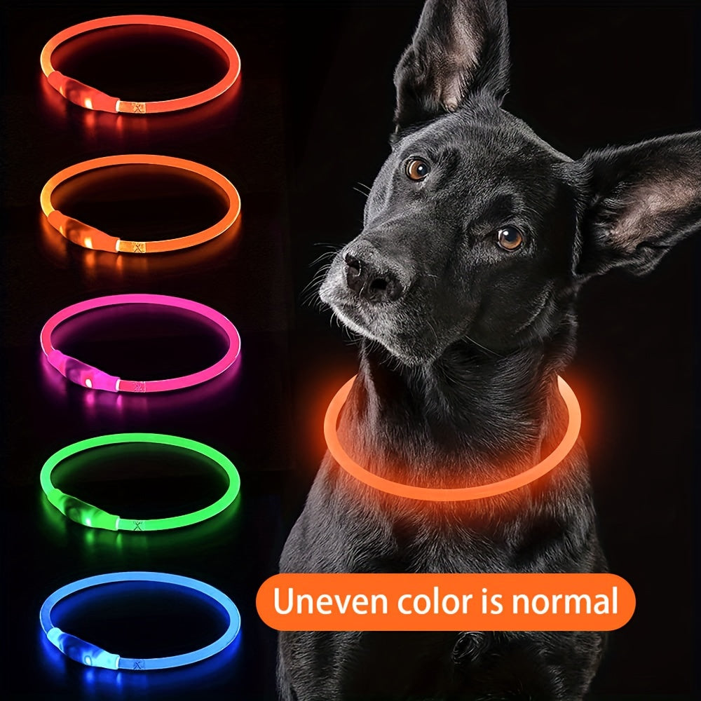 USB Rechargeable LED Dog Collar